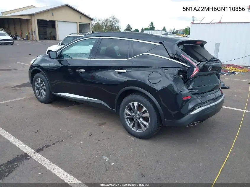 2016 Nissan Murano Platinum/S/Sl/Sv VIN: 5N1AZ2MH6GN110856 Lot: 42257177