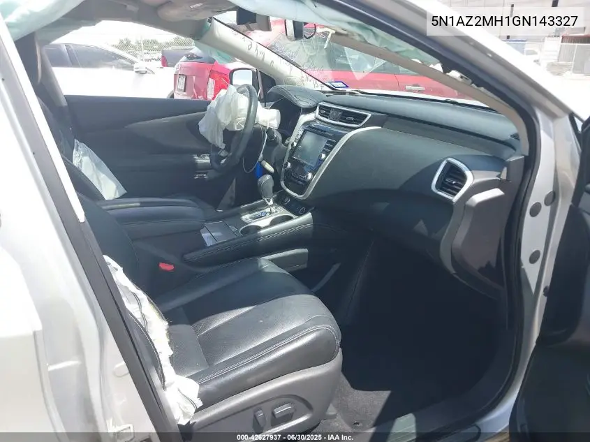 5n1az2mh1gn143327 5N1AZ2MH1GN143327 2016 Nissan Murano Sl