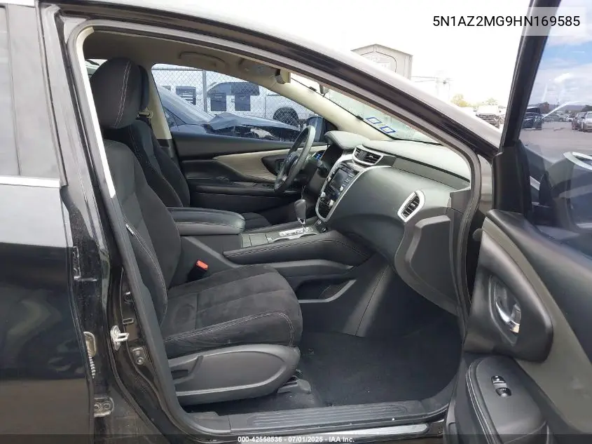 2017 Nissan Murano S VIN: 5N1AZ2MG9HN169585 Lot: 42558536