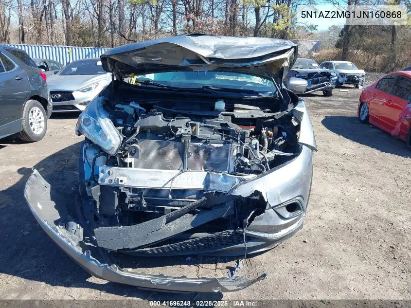 2018 Nissan Murano Platinum VIN: 5N1AZ2MG1JN160868 Lot: 41696248