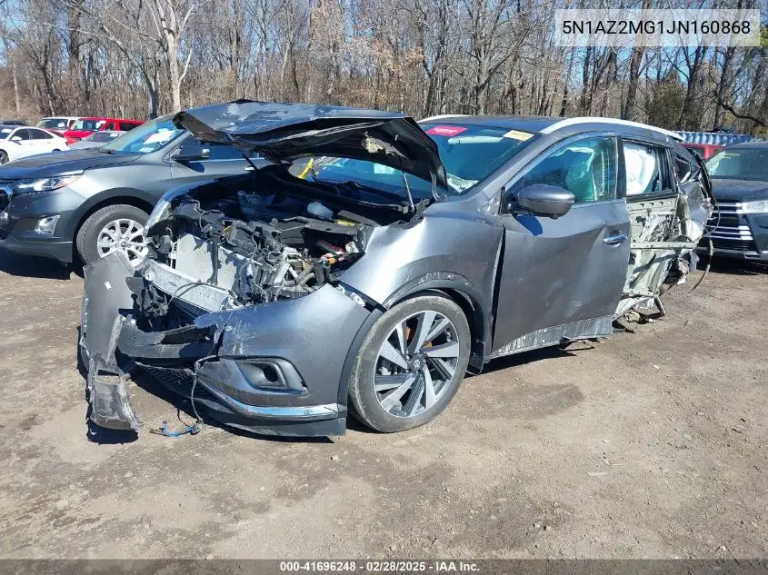 2018 Nissan Murano Platinum VIN: 5N1AZ2MG1JN160868 Lot: 41696248
