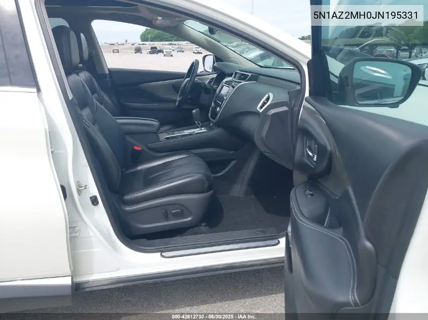 2018 Nissan Murano Sl VIN: 5N1AZ2MH0JN195331 Lot: 42612730