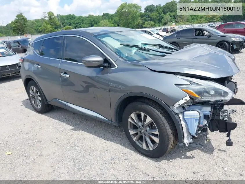2018 Nissan Murano S VIN: 5N1AZ2MH0JN180019 Lot: 42614596