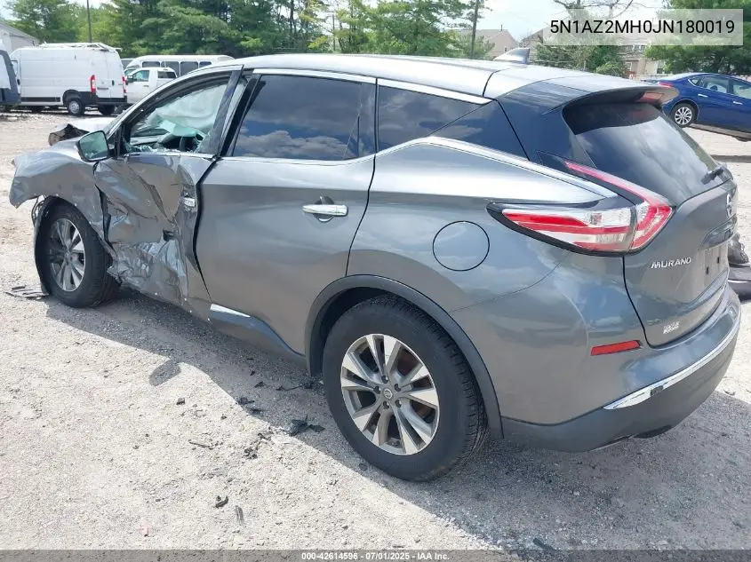 2018 Nissan Murano S VIN: 5N1AZ2MH0JN180019 Lot: 42614596