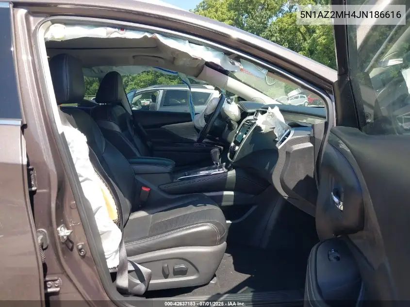 5N1AZ2MH4JN186616 2018 Nissan Murano Platinum