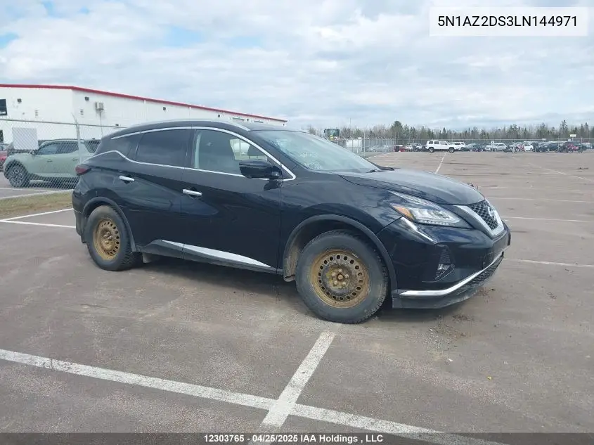 2020 Nissan Murano Platinum VIN: 5N1AZ2DS3LN144971 Lot: 12303765