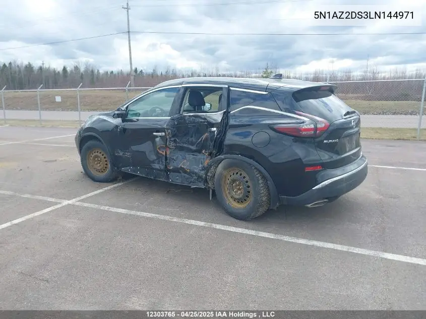 2020 Nissan Murano Platinum VIN: 5N1AZ2DS3LN144971 Lot: 12303765
