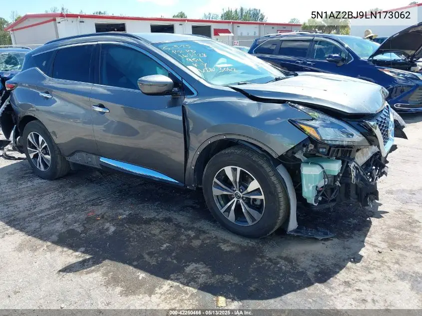 2020 Nissan Murano Sv Fwd VIN: 5N1AZ2BJ9LN173062 Lot: 42250466