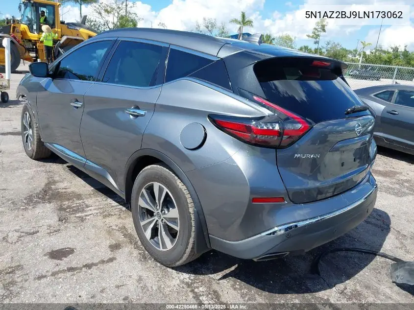 2020 Nissan Murano Sv Fwd VIN: 5N1AZ2BJ9LN173062 Lot: 42250466