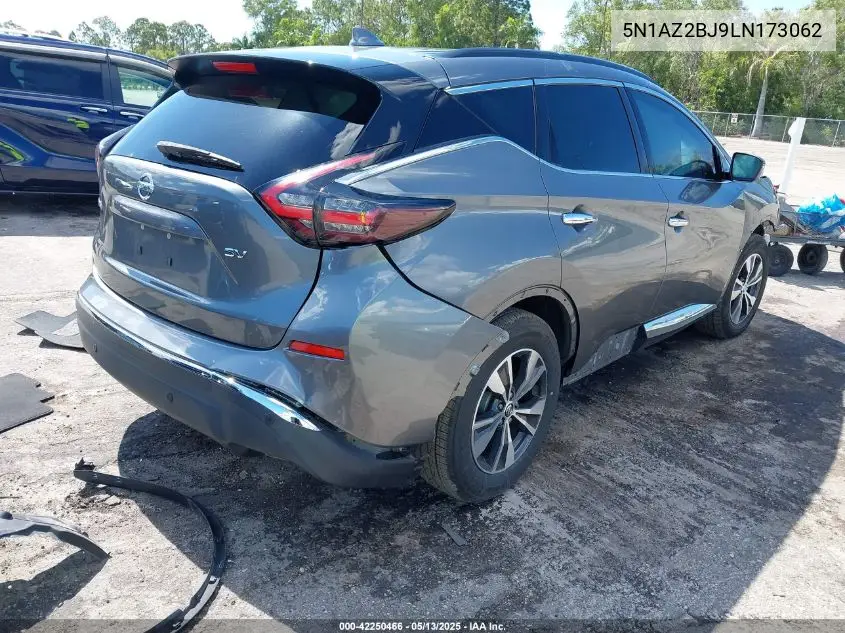 2020 Nissan Murano Sv Fwd VIN: 5N1AZ2BJ9LN173062 Lot: 42250466