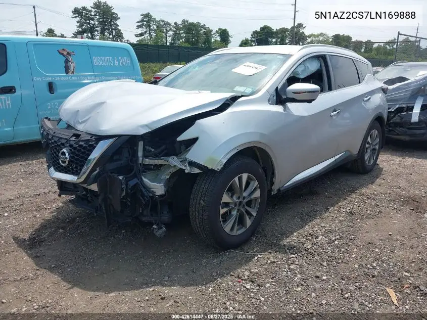 2020 Nissan Murano Sl Intelligent Awd VIN: 5N1AZ2CS7LN169888 Lot: 42614447