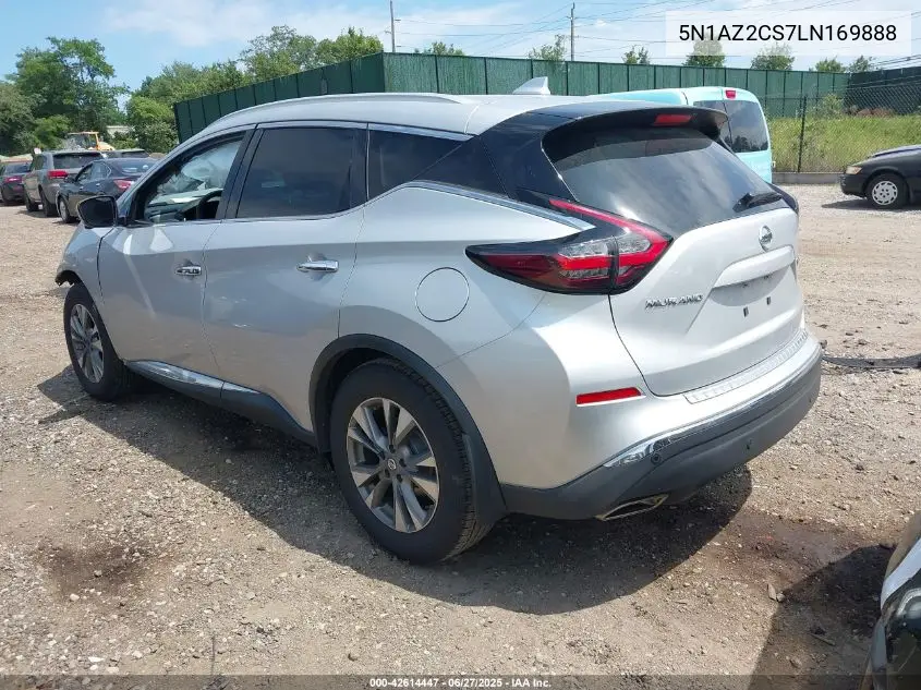 2020 Nissan Murano Sl Intelligent Awd VIN: 5N1AZ2CS7LN169888 Lot: 42614447