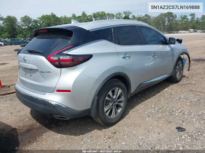 2020 Nissan Murano Sl Intelligent Awd VIN: 5N1AZ2CS7LN169888 Lot: 42614447
