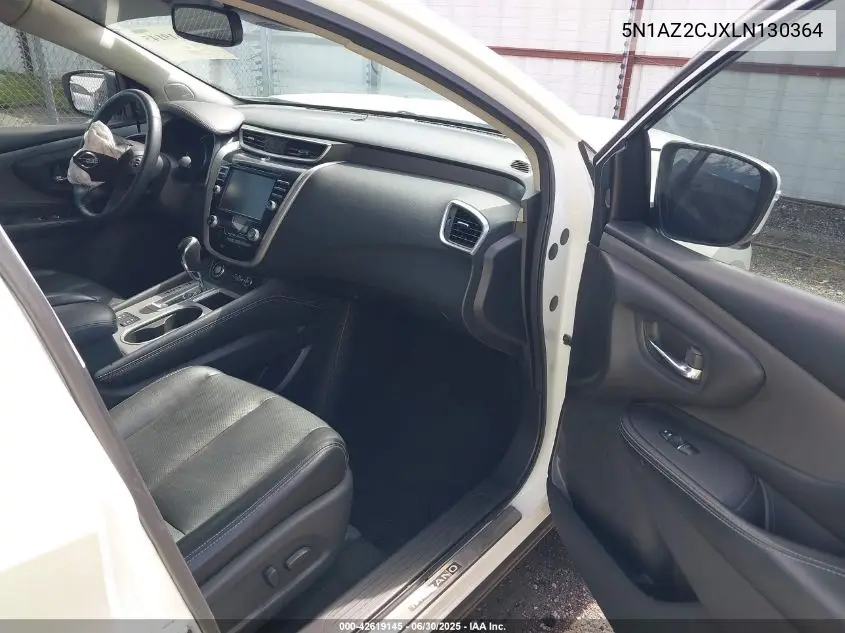 2020 Nissan Murano Sl Fwd VIN: 5N1AZ2CJXLN130364 Lot: 42619145