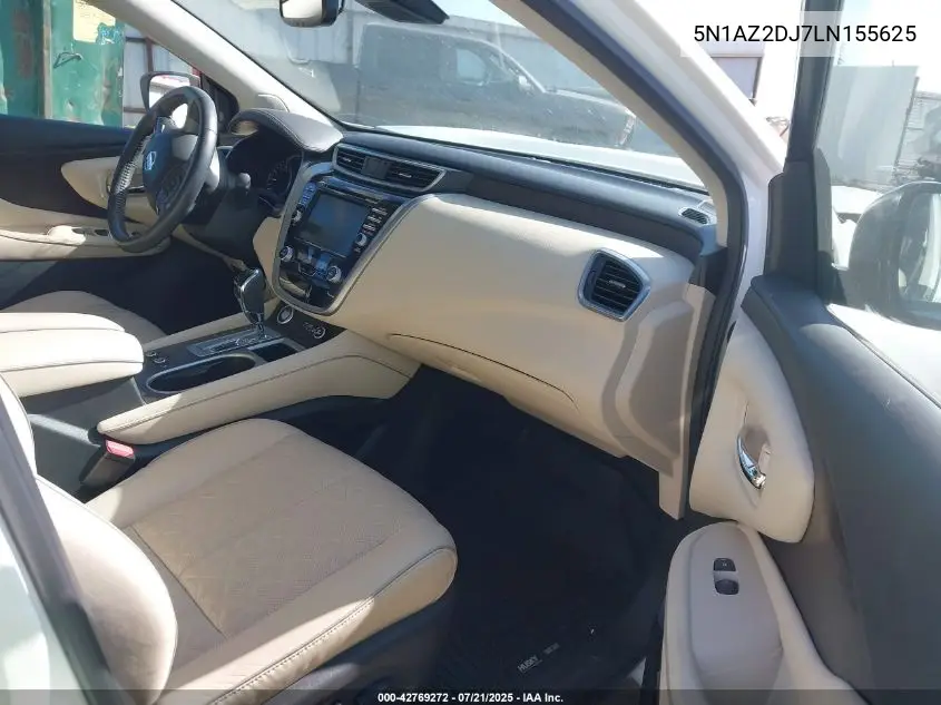 2020 Nissan Murano Platinum Fwd VIN: 5N1AZ2DJ7LN155625 Lot: 42769272