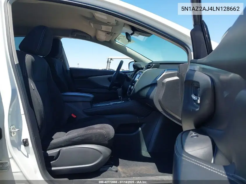 2020 Nissan Murano S Fwd VIN: 5N1AZ2AJ4LN128662 Lot: 42772866