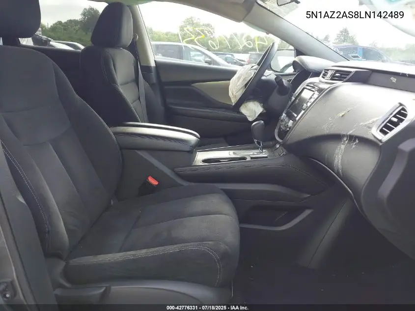 2020 Nissan Murano S Intelligent Awd VIN: 5N1AZ2AS8LN142489 Lot: 42776331