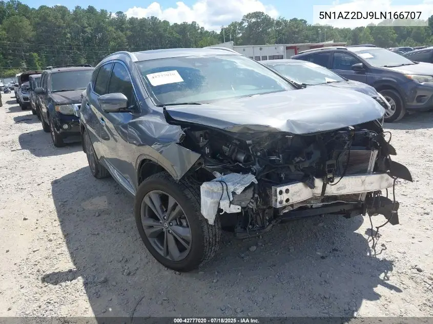 2020 Nissan Murano Platinum Fwd VIN: 5N1AZ2DJ9LN166707 Lot: 42777020