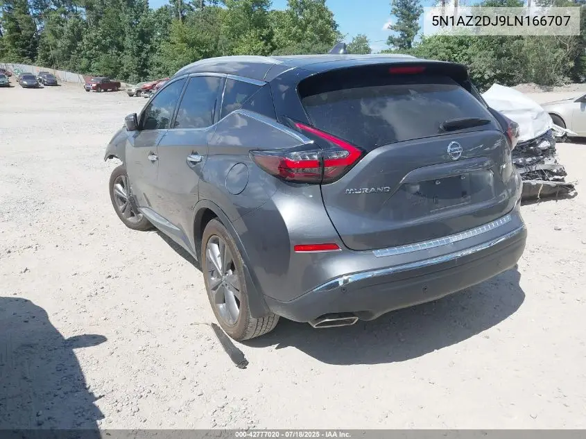 2020 Nissan Murano Platinum Fwd VIN: 5N1AZ2DJ9LN166707 Lot: 42777020