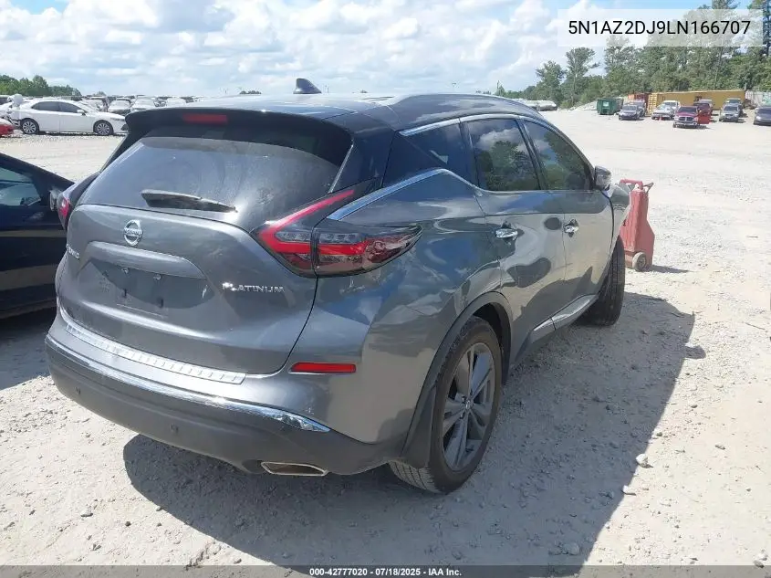 2020 Nissan Murano Platinum Fwd VIN: 5N1AZ2DJ9LN166707 Lot: 42777020
