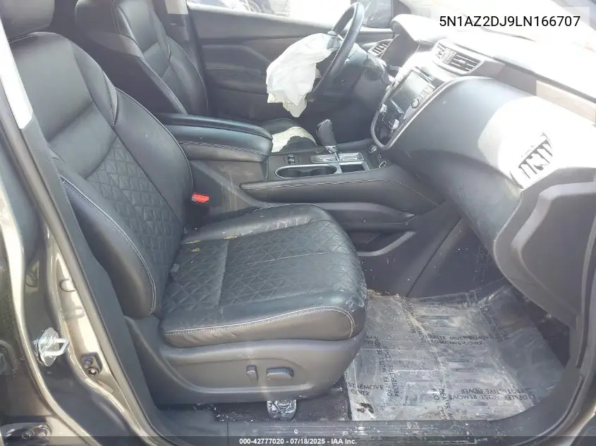 2020 Nissan Murano Platinum Fwd VIN: 5N1AZ2DJ9LN166707 Lot: 42777020