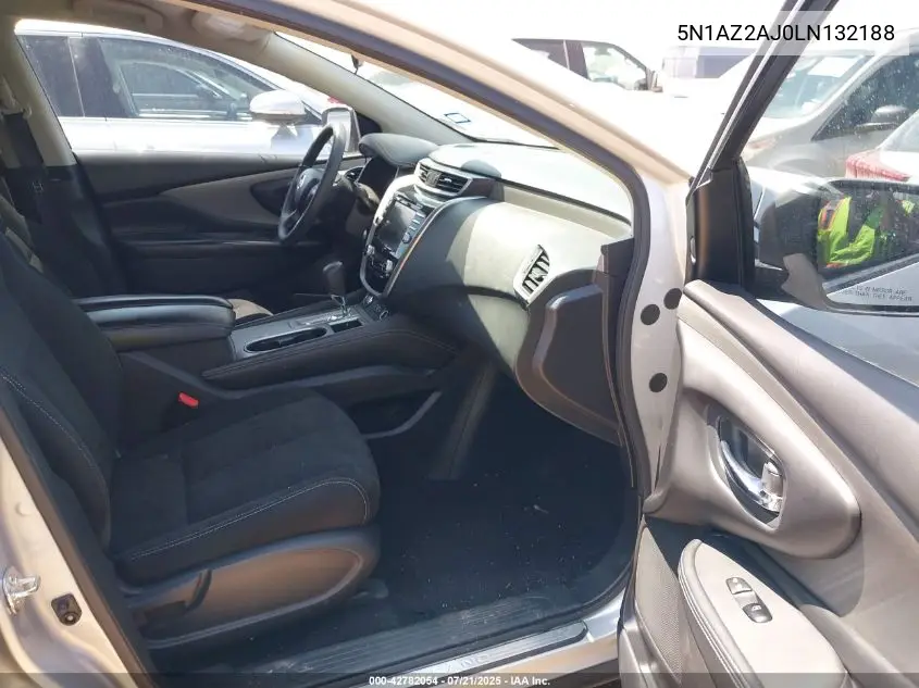 2020 Nissan Murano S Fwd VIN: 5N1AZ2AJ0LN132188 Lot: 42782054