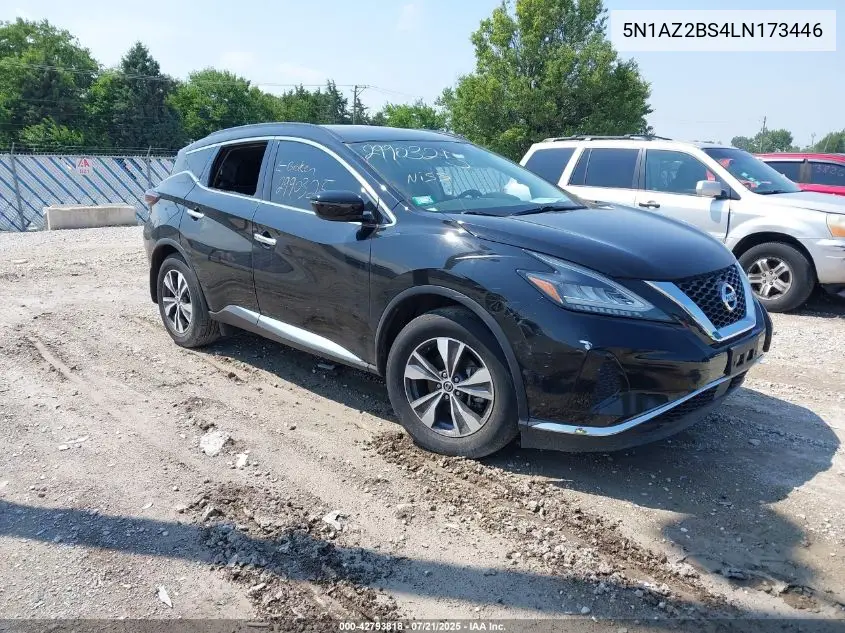 2020 Nissan Murano Sv Intelligent Awd VIN: 5N1AZ2BS4LN173446 Lot: 42793818