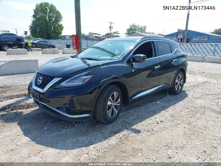 2020 Nissan Murano Sv Intelligent Awd VIN: 5N1AZ2BS4LN173446 Lot: 42793818