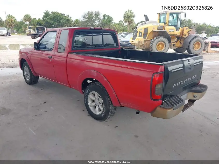 1n6dd26s02c326826 1N6DD26S02C326826 2002 Nissan Frontier Xe