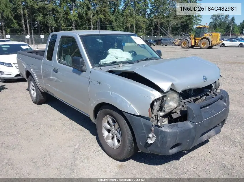 2004 Nissan Frontier VIN: 1N6DD26T84C482981 Lot: 42619924