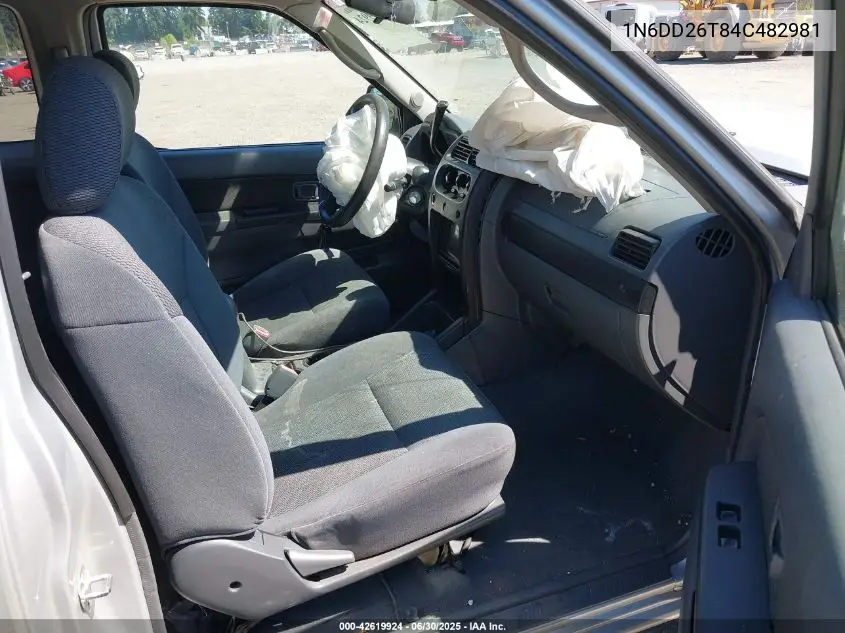 2004 Nissan Frontier VIN: 1N6DD26T84C482981 Lot: 42619924