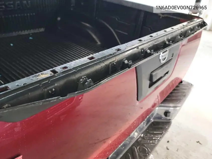 1n6ad0ev0gn726965 1N6AD0EV0GN726965 2016 Nissan Frontier S/Sv/Sl/Pro-4X
