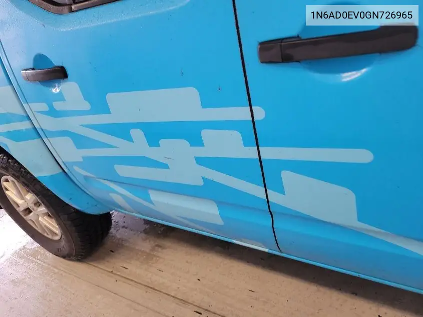 1n6ad0ev0gn726965 1N6AD0EV0GN726965 2016 Nissan Frontier S/Sv/Sl/Pro-4X