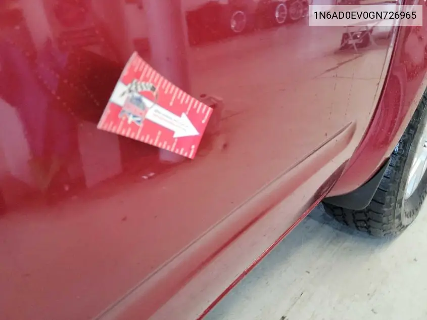 1n6ad0ev0gn726965 1N6AD0EV0GN726965 2016 Nissan Frontier S/Sv/Sl/Pro-4X