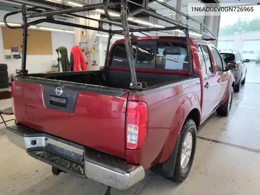 1n6ad0ev0gn726965 1N6AD0EV0GN726965 2016 Nissan Frontier S/Sv/Sl/Pro-4X
