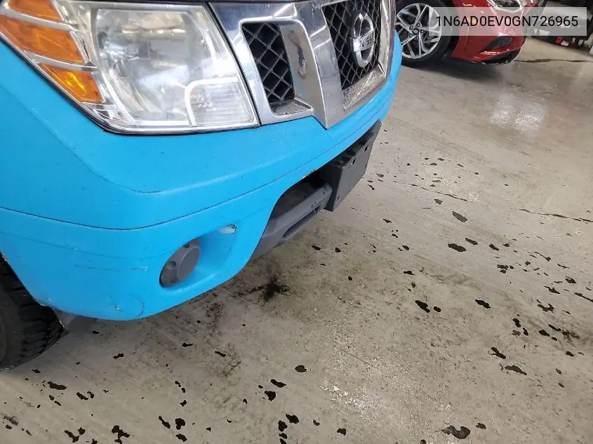 1n6ad0ev0gn726965 1N6AD0EV0GN726965 2016 Nissan Frontier S/Sv/Sl/Pro-4X
