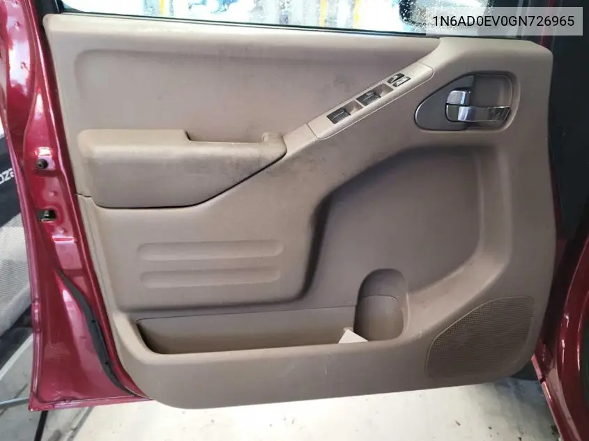 1n6ad0ev0gn726965 1N6AD0EV0GN726965 2016 Nissan Frontier S/Sv/Sl/Pro-4X