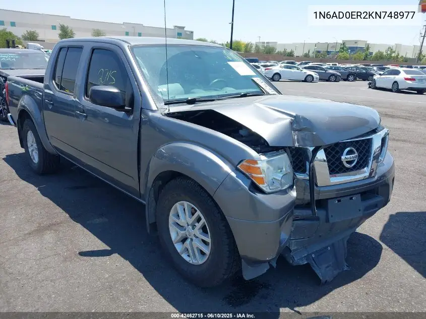 2019 Nissan Frontier Sv VIN: 1N6AD0ER2KN748977 Lot: 42462715