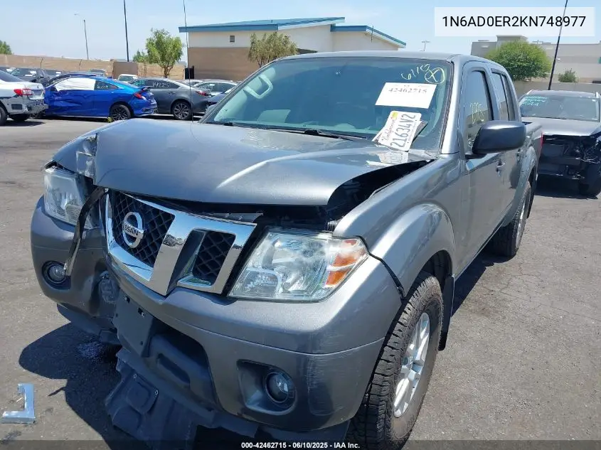 2019 Nissan Frontier Sv VIN: 1N6AD0ER2KN748977 Lot: 42462715