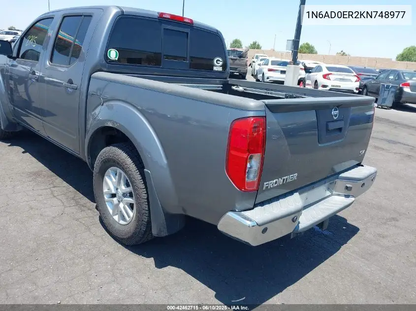 2019 Nissan Frontier Sv VIN: 1N6AD0ER2KN748977 Lot: 42462715
