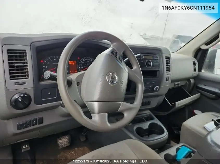2012 Nissan Nv 2500/3500 VIN: 1N6AF0KY6CN111954 Lot: 12255379