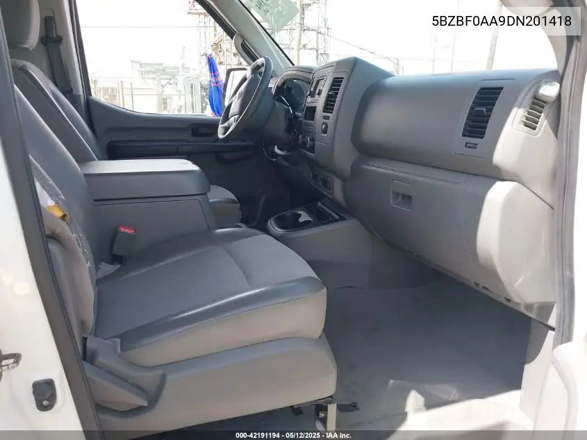 2013 Nissan Nv Passenger Nv3500 Hd Sv V6 VIN: 5BZBF0AA9DN201418 Lot: 42191194