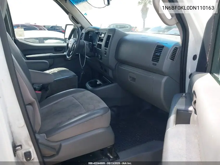 2013 Nissan Nv Cargo Nv1500 S V6 VIN: 1N6BF0KL0DN110163 Lot: 42244509