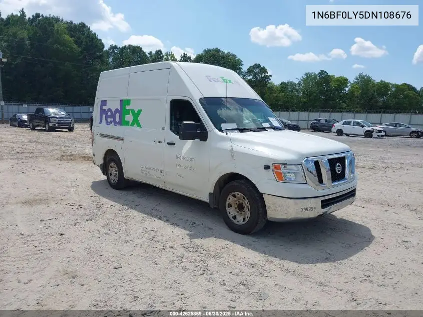 2013 Nissan Nv Cargo Nv2500 Hd Sv V6 VIN: 1N6BF0LY5DN108676 Lot: 42625869
