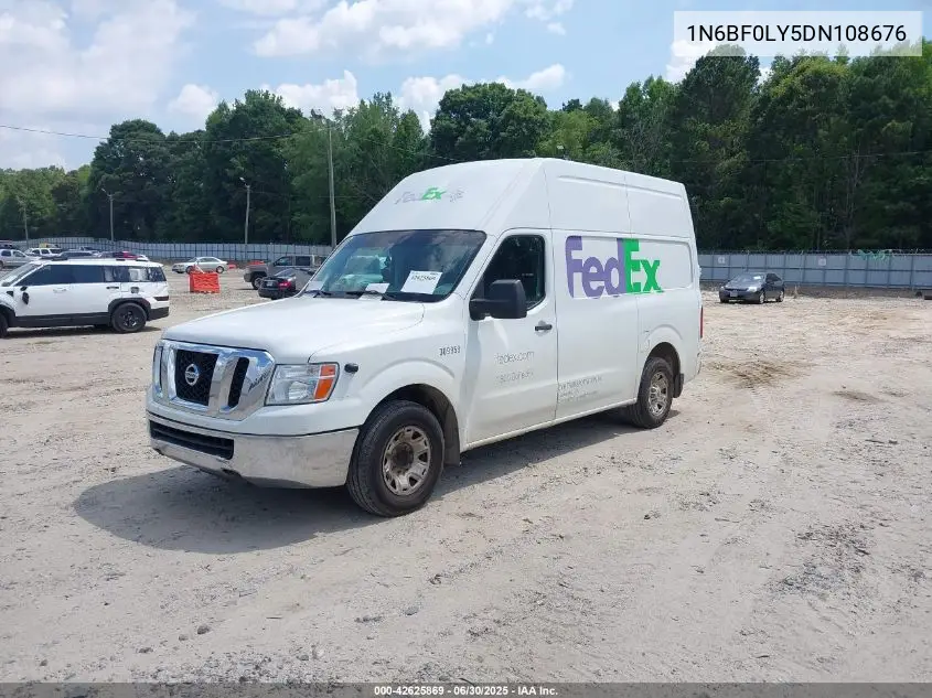 2013 Nissan Nv Cargo Nv2500 Hd Sv V6 VIN: 1N6BF0LY5DN108676 Lot: 42625869