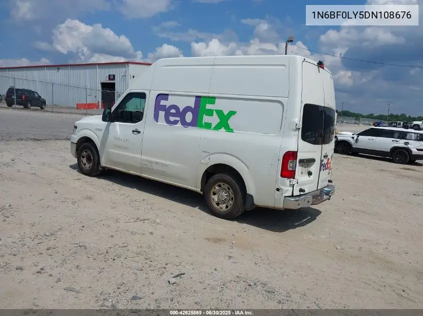 2013 Nissan Nv Cargo Nv2500 Hd Sv V6 VIN: 1N6BF0LY5DN108676 Lot: 42625869
