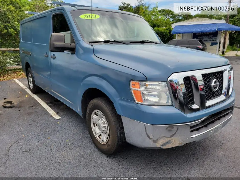 2013 Nissan Nv Cargo Nv2500 Hd Sv V6 VIN: 1N6BF0KX7DN100796 Lot: 42730169