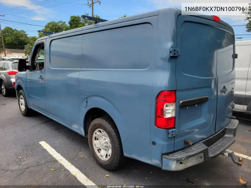 2013 Nissan Nv Cargo Nv2500 Hd Sv V6 VIN: 1N6BF0KX7DN100796 Lot: 42730169