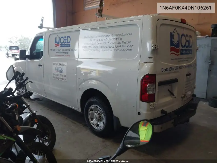 2013 Nissan Nv Cargo Nv2500 Hd Sv V8 VIN: 1N6AF0KX4DN106261 Lot: 42746471