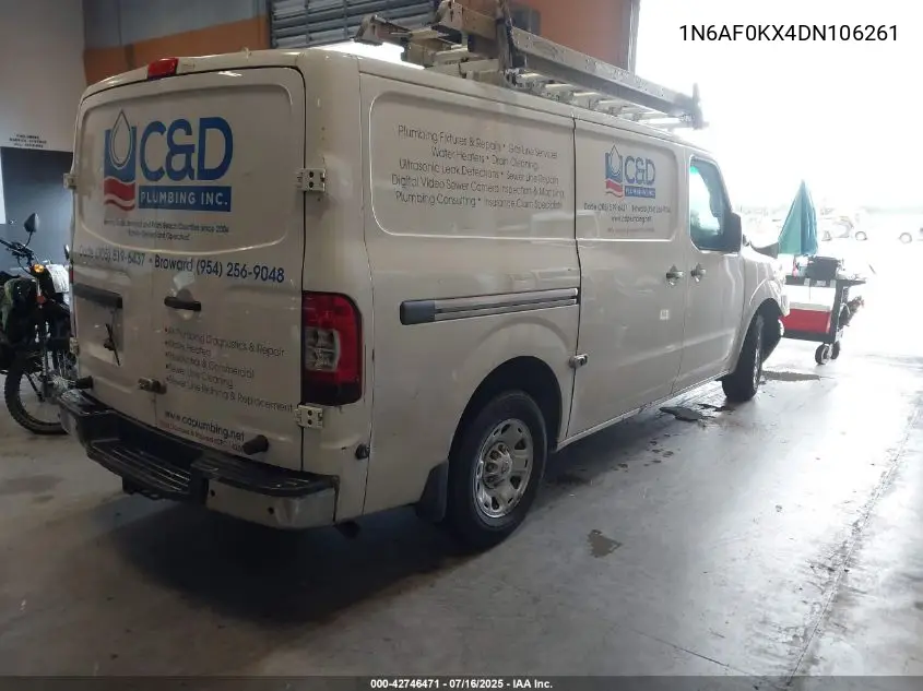 2013 Nissan Nv Cargo Nv2500 Hd Sv V8 VIN: 1N6AF0KX4DN106261 Lot: 42746471